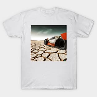 Fast car on a dry planet T-Shirt